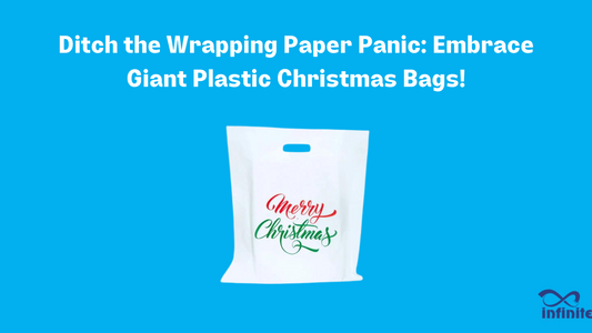Ditch the Wrapping Paper Panic: Embrace Giant Plastic Christmas Bags!