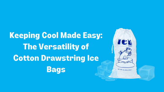 Keeping Cool Made Easy: The Versatility of Cotton Drawstring Ice Bags