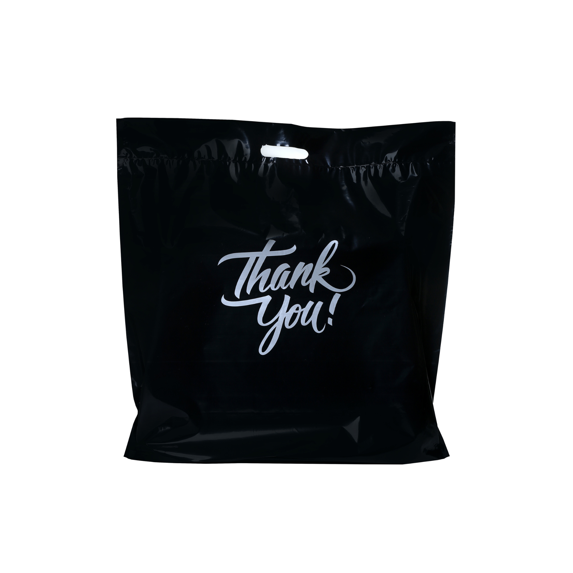 Infinite Pack 100 Thank You Bags Retail Shopping Bags 20x20 Purple Size 20 x 20 100 Pcs