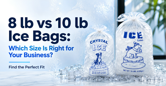 8 lb vs 10 lb Ice Bags: Which Size Is Right for Your Business?