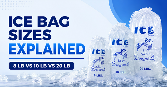 Ice Bag Sizes Explained: 8 lb vs 10 lb vs 20 lb