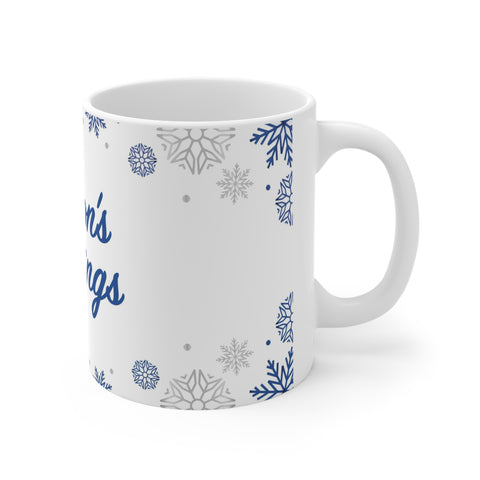 Christmas Ceramic Mug 11oz White