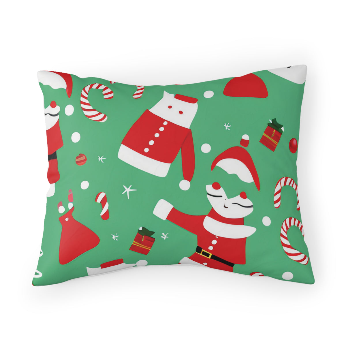 Christmas Pillow Sham Green