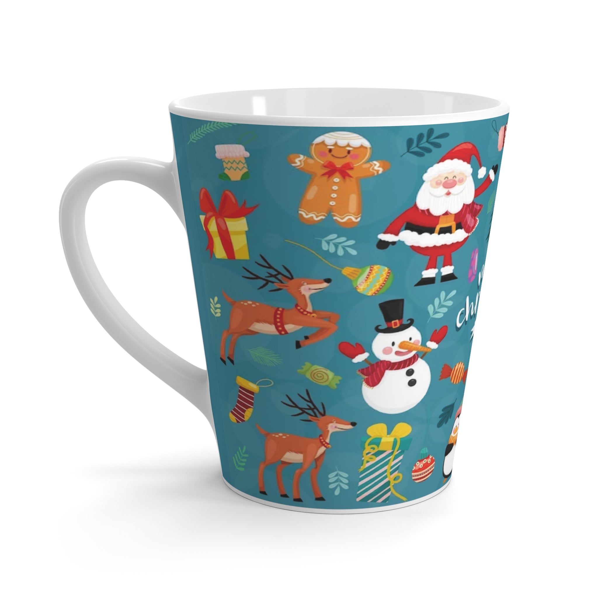 Christmas Latte Mug Blue