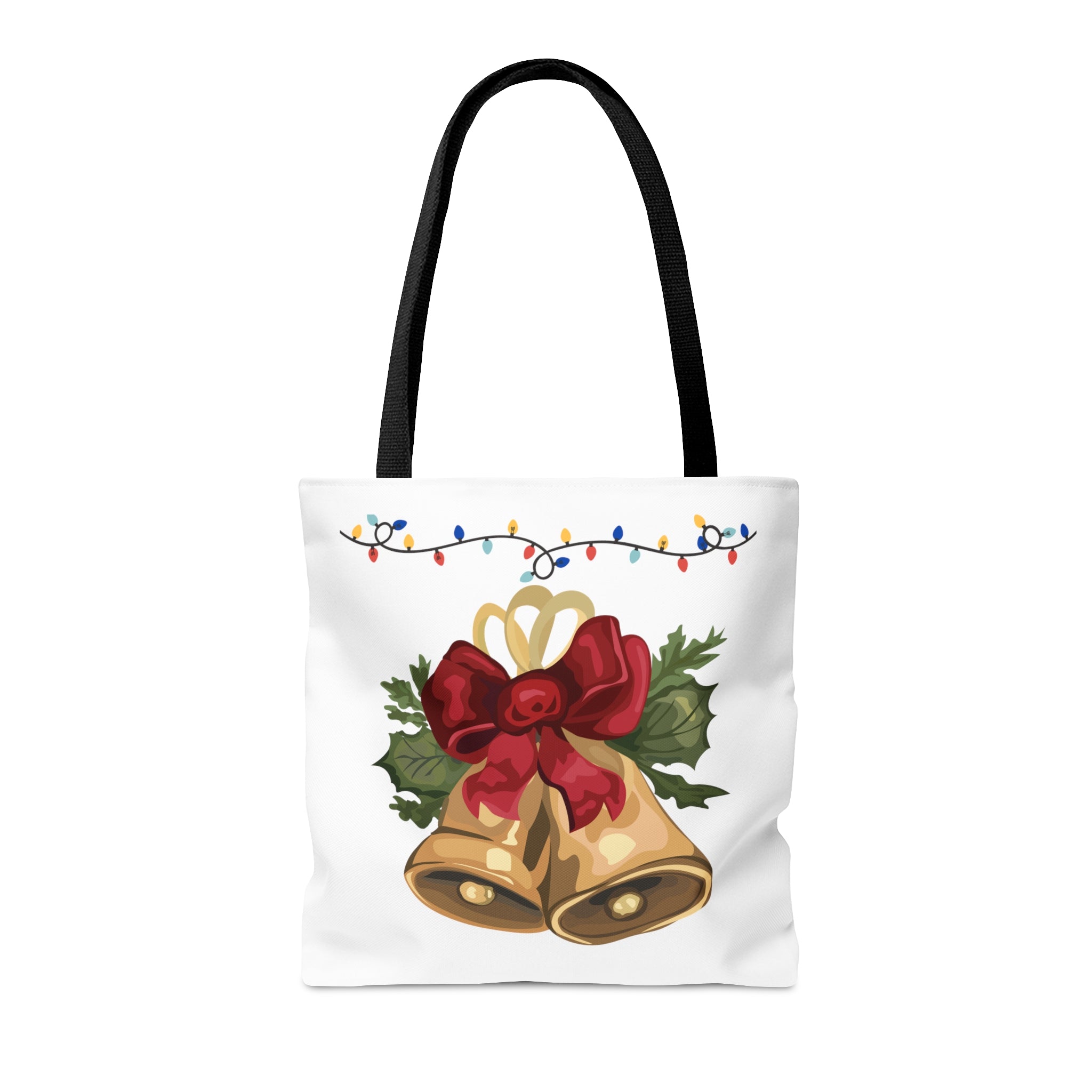 Merry Christmas Tote Bags Green, Reusable Canvas Tote Bags, Available in Different Size