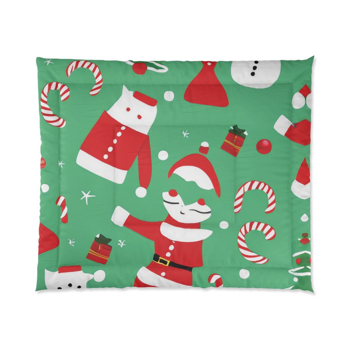 Christmas Comforter Green