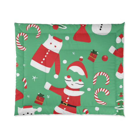 Christmas Comforter Green