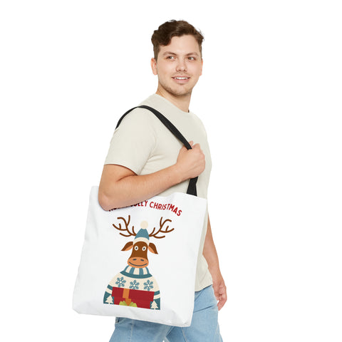 Stylish Festival Tote Bag - Christmas Tote Bag, Festival Treat Bags
