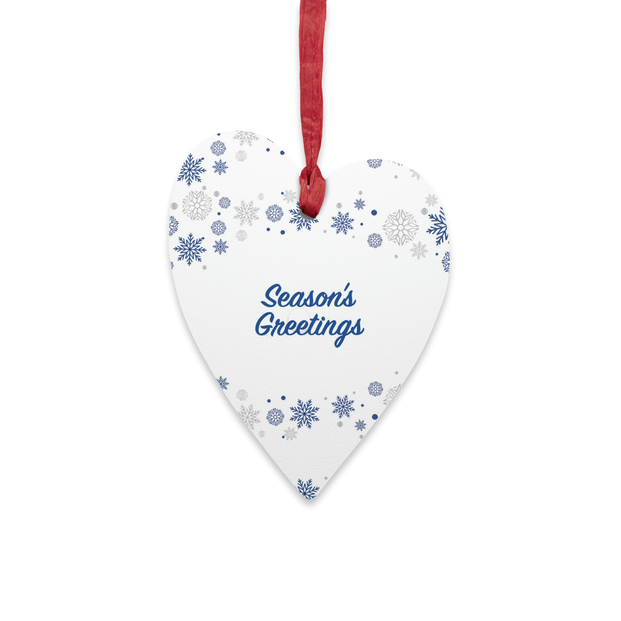 Christmas Wooden Ornaments, White