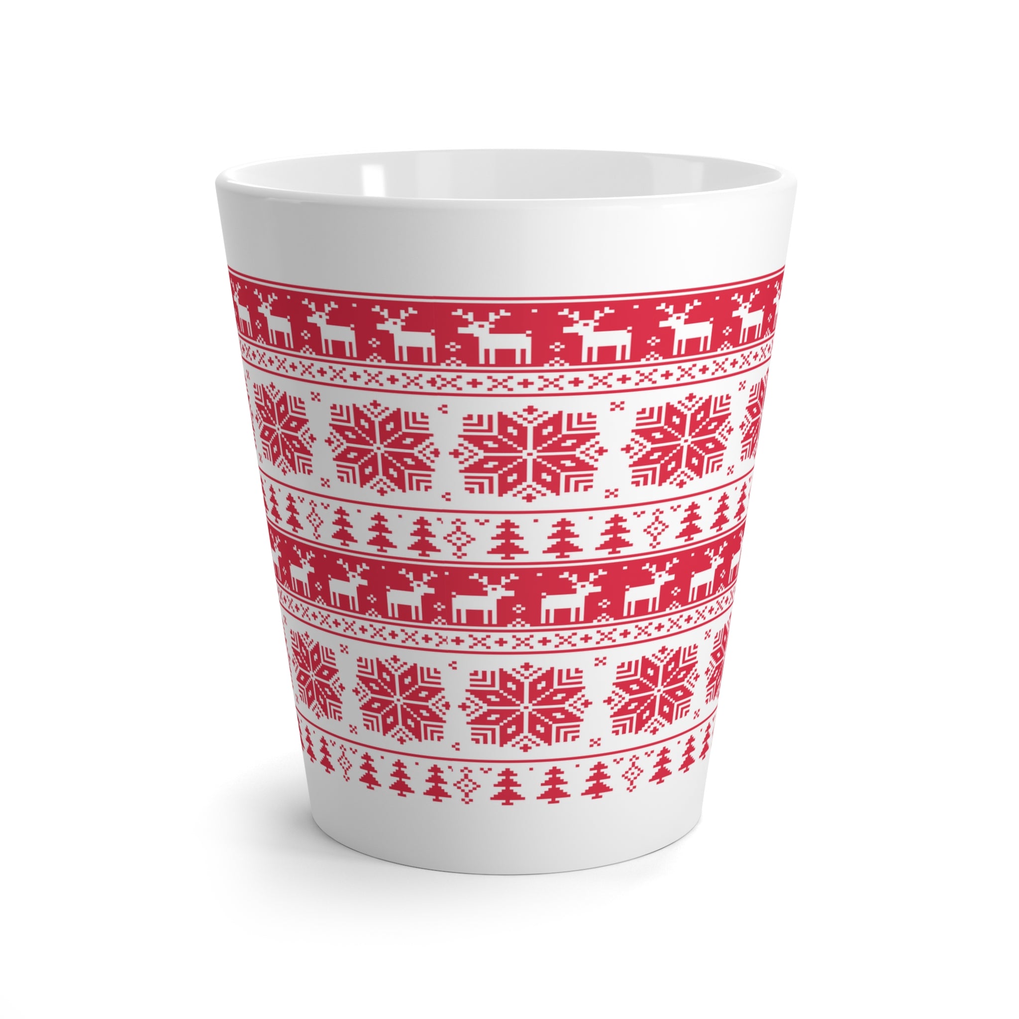 Christmas Latte Mug Red