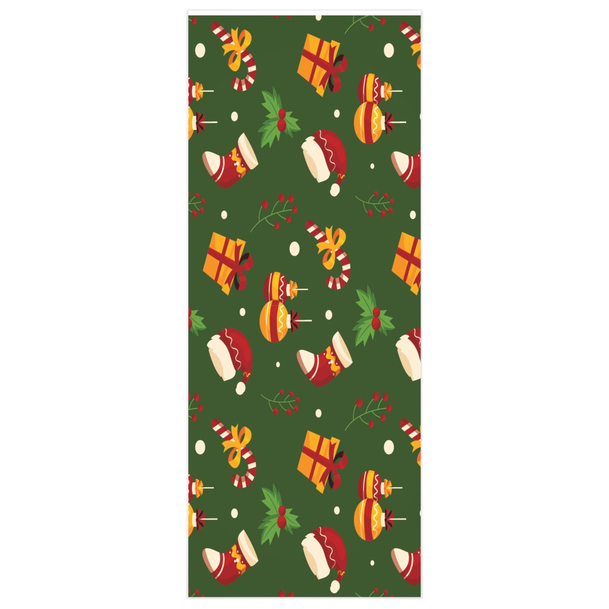Christmas Wrapping Paper, Dark Green