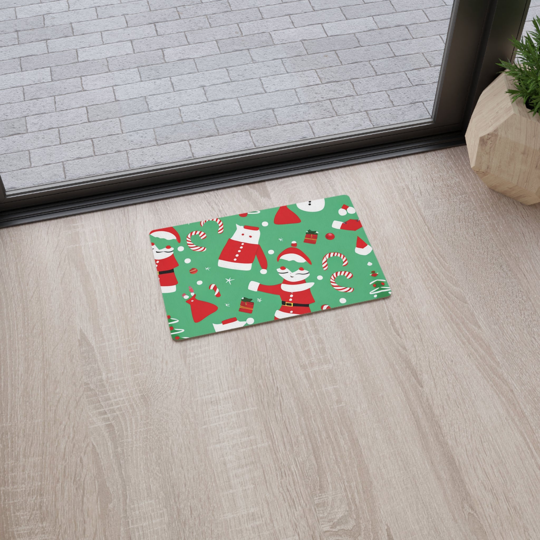 Christmas Floor Mat Green - Infinite Pack