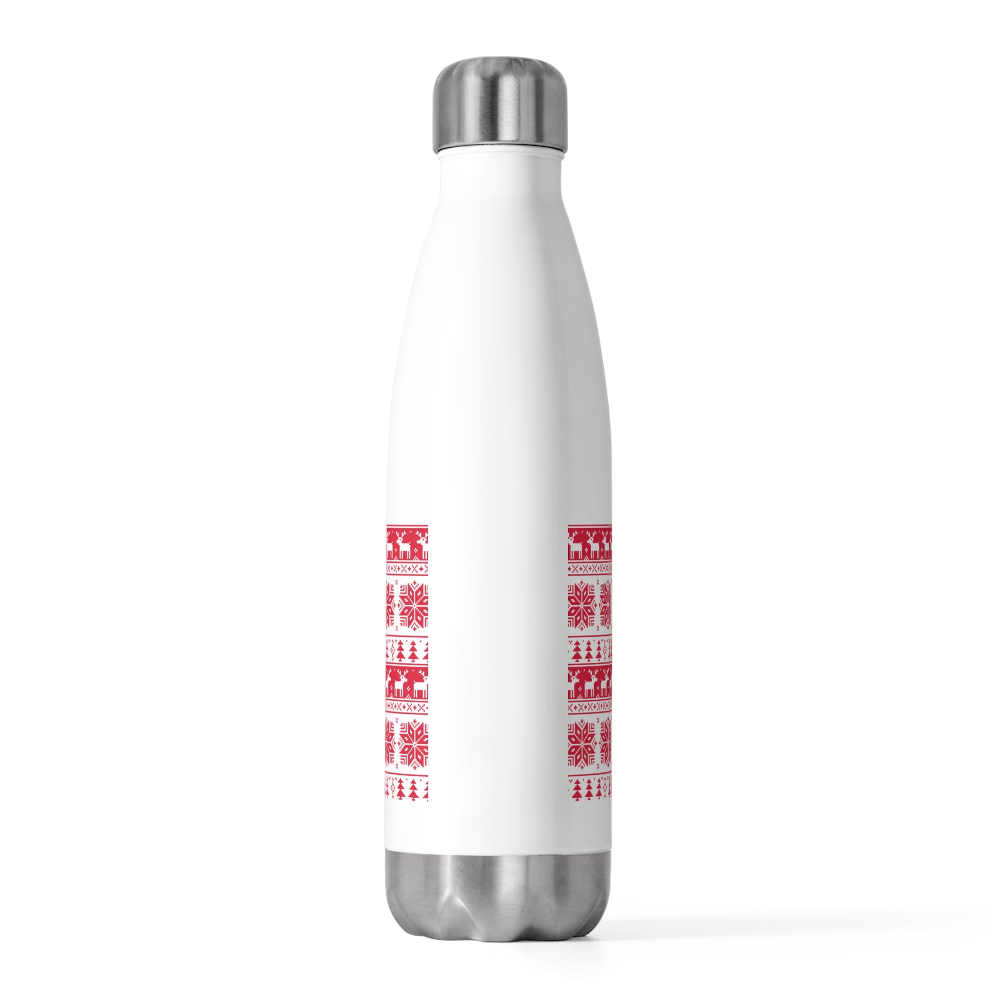 20oz Insulated Christmas Bottle Red
