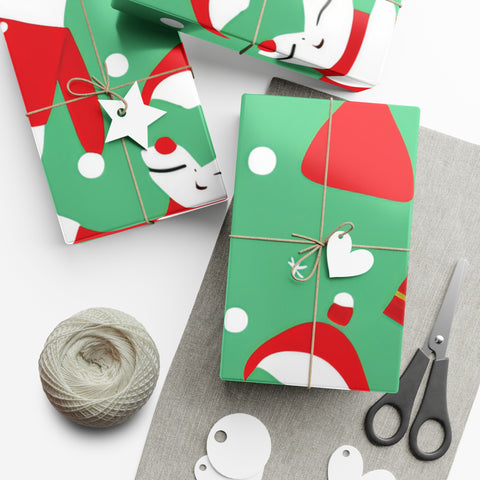 Christmas Gift Wrap Papers Green - Infinite Pack