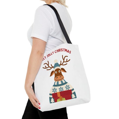 Stylish Festival Tote Bag - Christmas Tote Bag, Festival Treat Bags