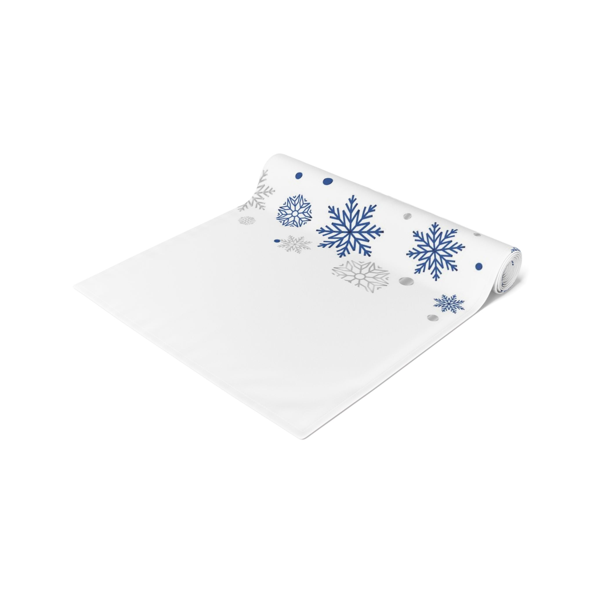 Christmas Table Runner (Cotton, Poly) White