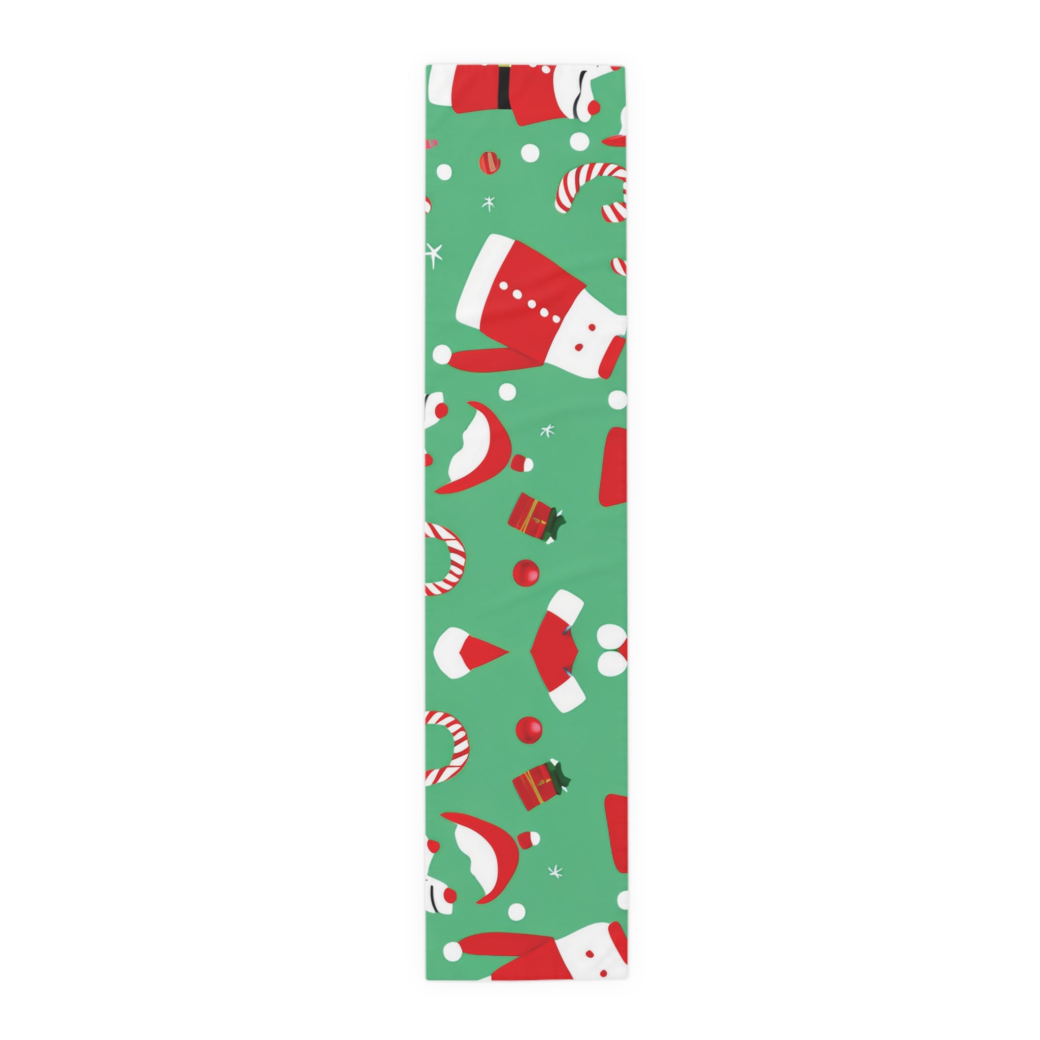 Christmas Table Runner (Cotton, Poly) Green