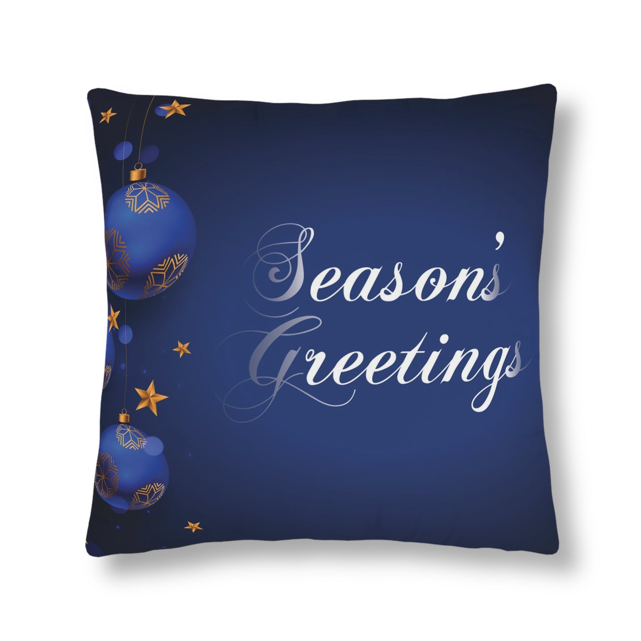 Christmas Waterproof Pillows, Dark Blue