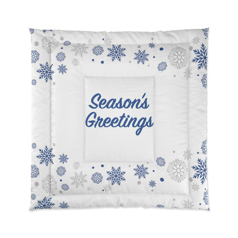 Christmas Comforter White