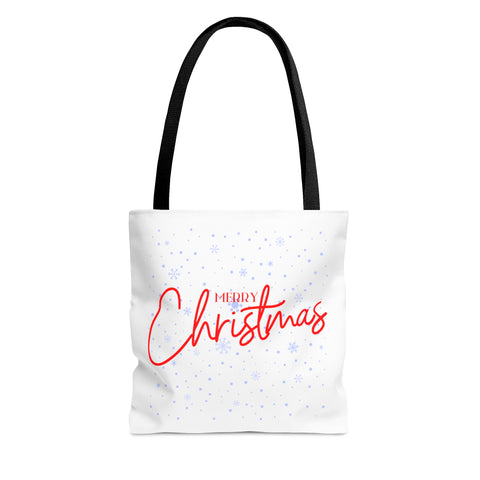 Merry Christmas Tote Bags, Reusable Canvas Tote Bags, Available in Different Size