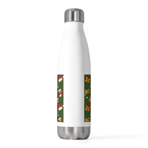 20oz Insulated Christmas Bottle Dark Green