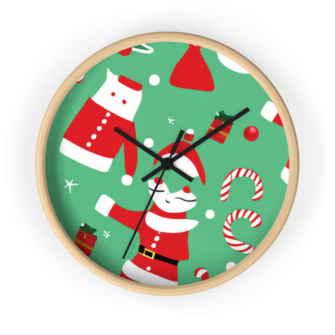 Christmas Wall Clock, Green - Infinite Pack
