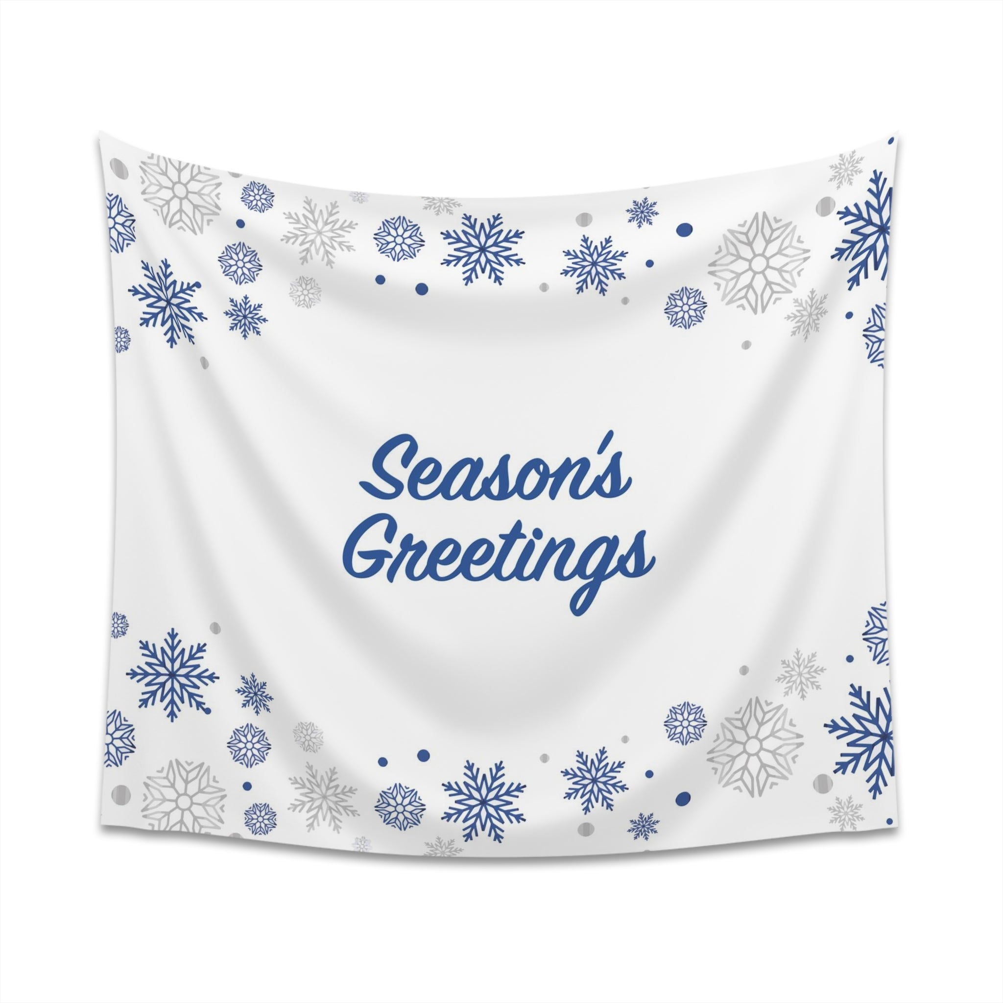 Christmas Printed Wall Tapestry White