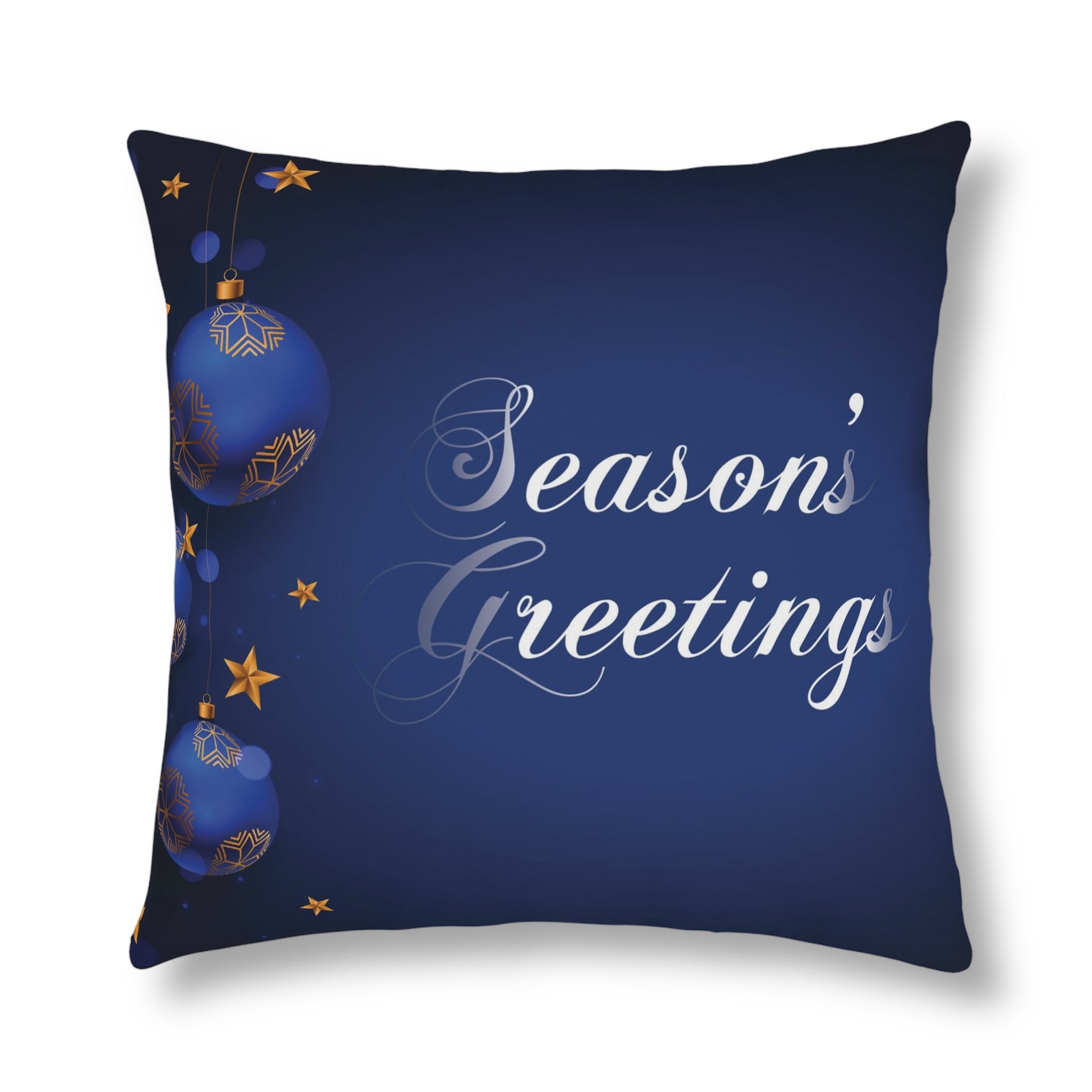 Christmas Waterproof Pillows, Dark Blue