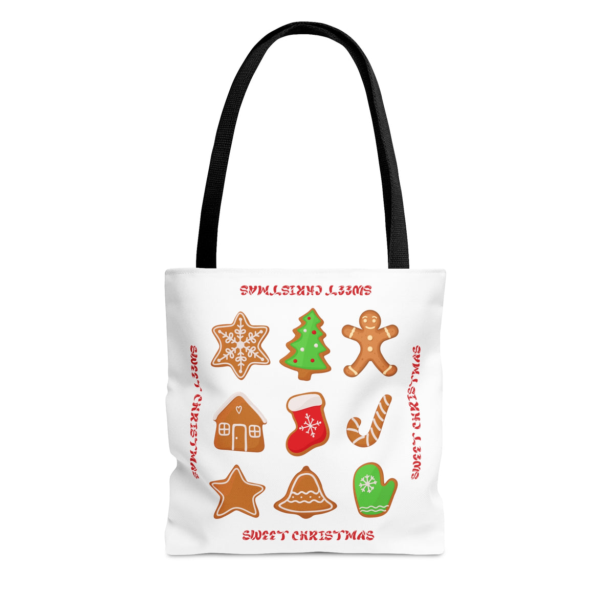 Sweet Christmas Tote Bag, Reusable Canvas Tote Bags, Available in Different Size