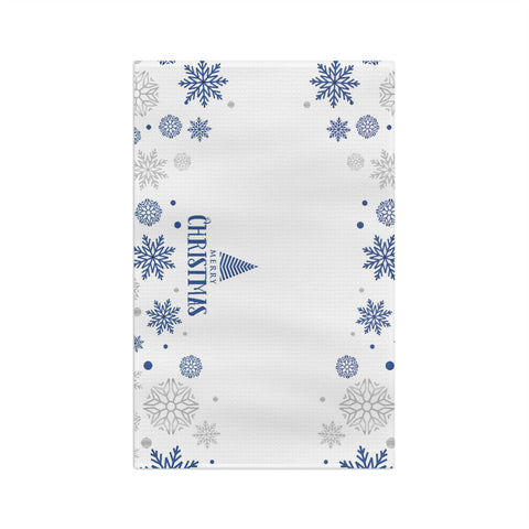 Christmas Soft Tea Towel White