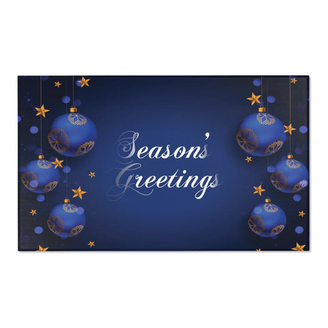 Christmas Area Rugs Dark Blue