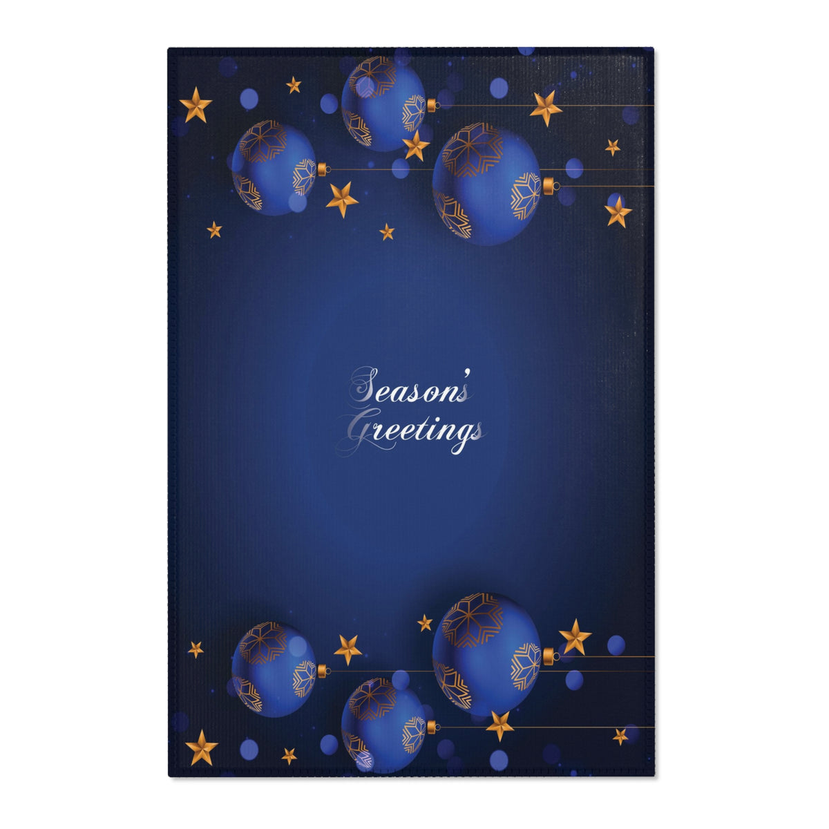 Christmas Area Rugs Dark Blue