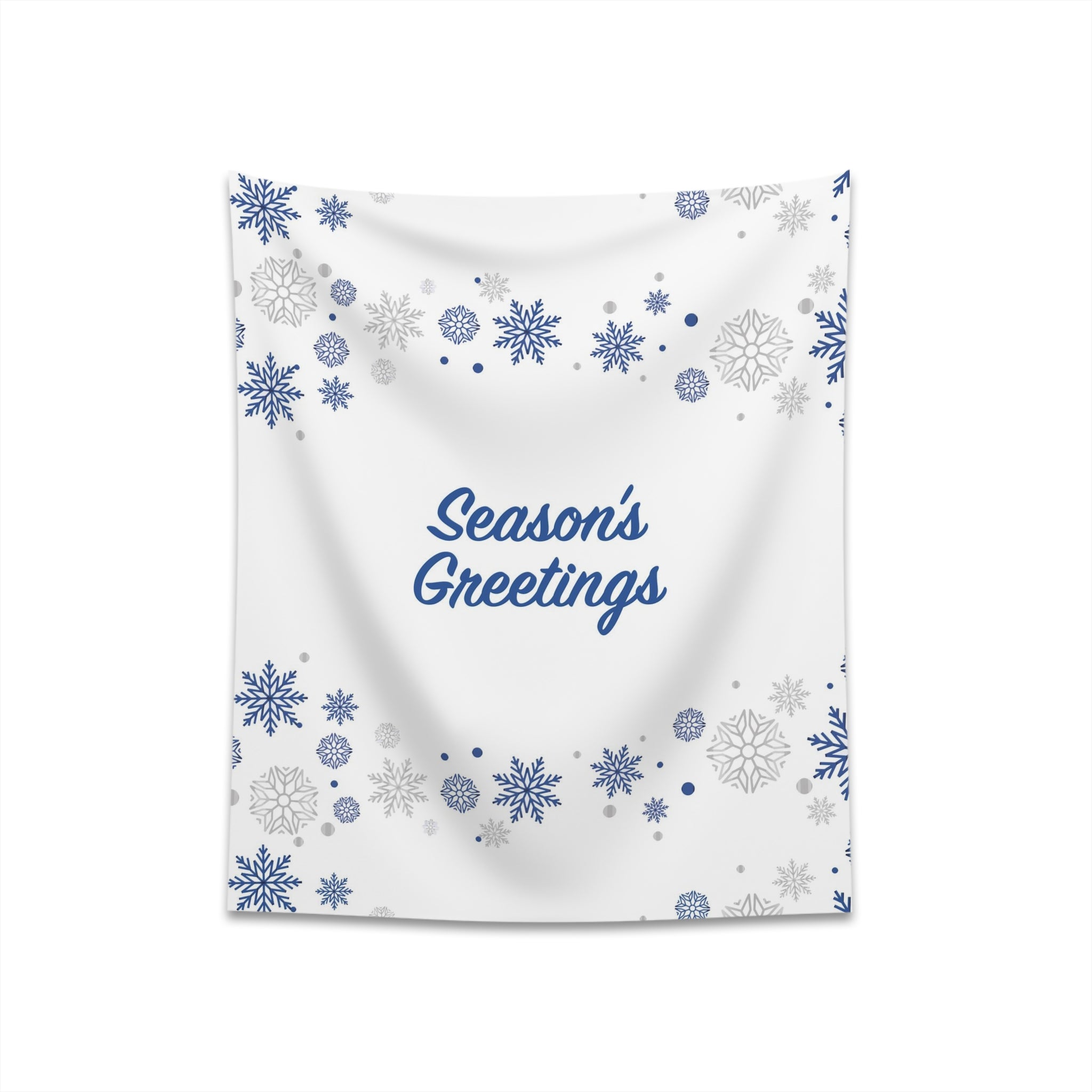 Christmas Printed Wall Tapestry White