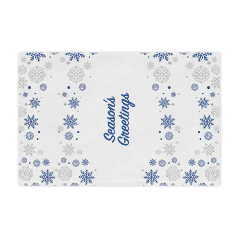 Christmas Minky Blanket White