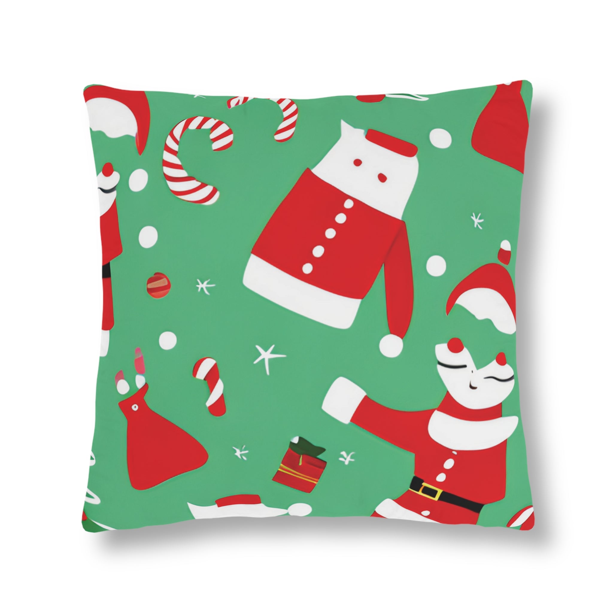 Christmas Waterproof Pillows, Green - Infinite Pack