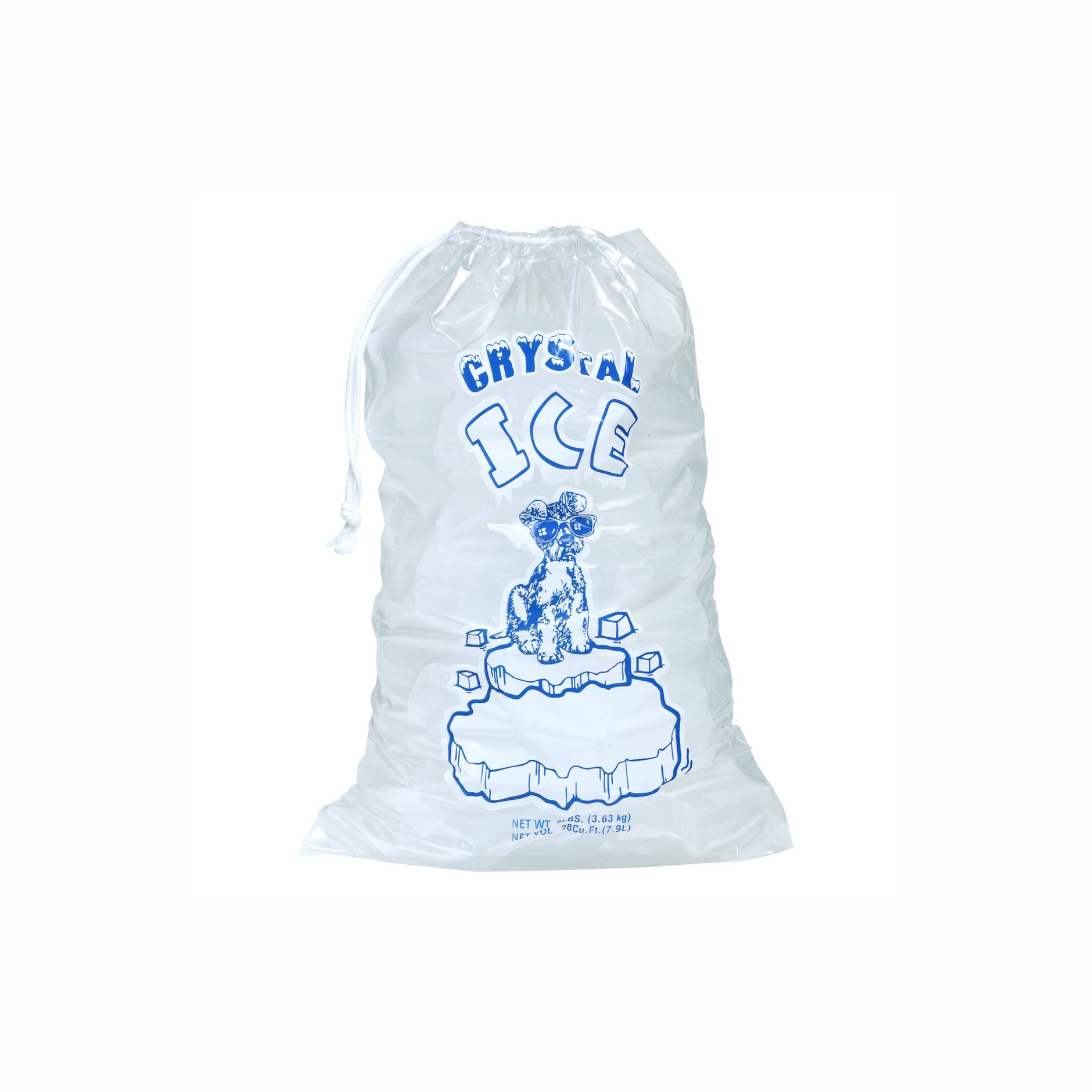 500 Count) 10 Lb Ice Bags With Drawstring, 12" X 18" Heavy-Duty