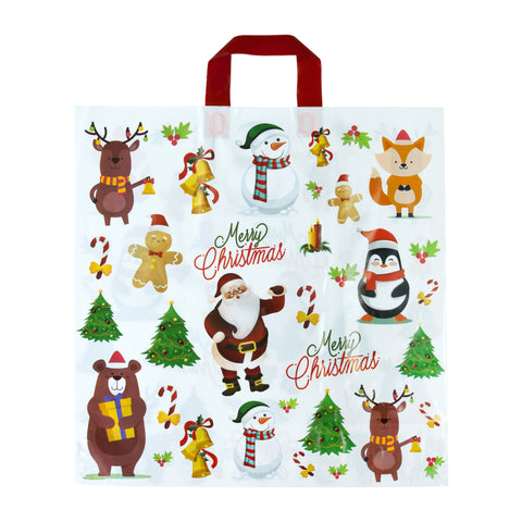 Small Christmas Fabric Gift Bags - DIY Holiday Packaging