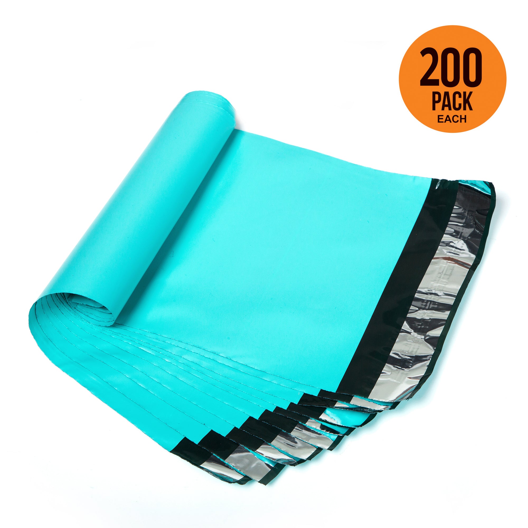 Poly Mailer Shipping Bags with Self Adhesive Strip Envelope Mailer Waterproof Tamper Proof & Lightweight - Postal Bag, Packaging Bag 200 Pcs - Infinite Pack