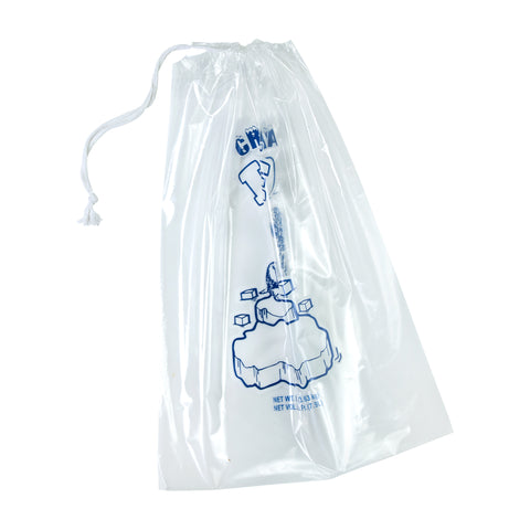8 lbs ice bag with ice inside