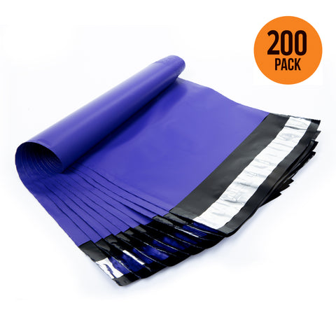Poly Mailer Shipping Bags with Self Adhesive Strip Envelope Mailer Waterproof Tamper Proof & Lightweight - Postal Bag, Packaging Bag 200 Pcs - Infinite Pack
