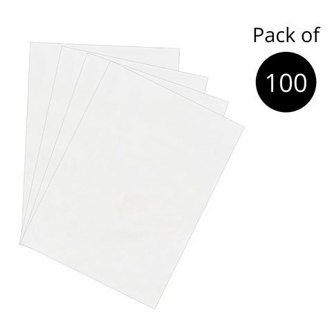 InfinitePack 100 CT 18x24 inches 1 Mil Clear Plastic Flat Open Poly Bags Great for Food, Storage, Packaging, and More - Infinite Pack
