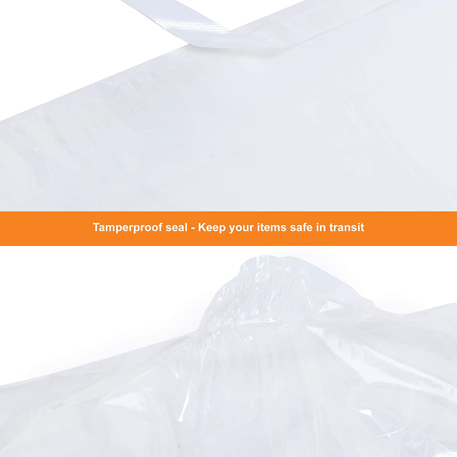 14 x 20 industrial clear poly bags with temperproof seal